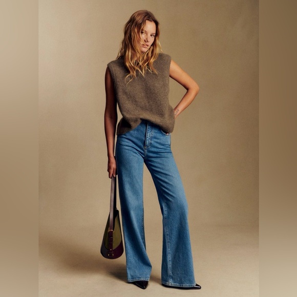 Sezane Samuel Jumper Dark Taupe - Size S - Picture 3 of 6